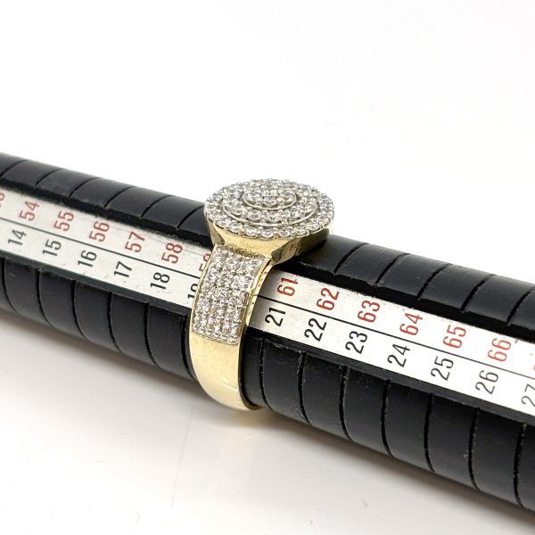 Brillant Ring 585er Gelbgold ca. 1,14 Ct Diamanten im Brillantschliff GR 60 (PF5213)