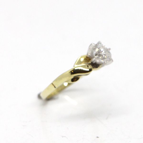 Solitär Diamant Ring 585er Gelbgold ca. 1,00 Ct Diamant im Brillantschliff Pi3 GR 56 (10840)
