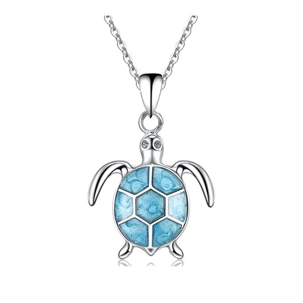 Anhänger Schildkröte 925er Sterling Silber rhodiniert BPANTU01 NEU