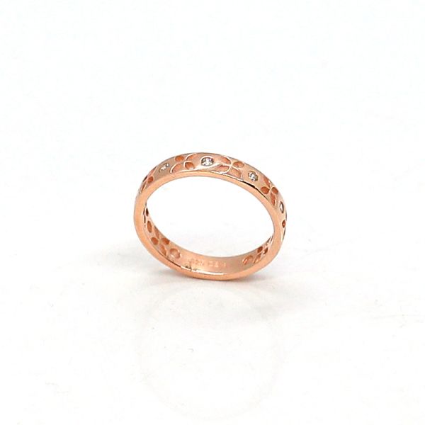 Damen Ring 925er Roségold palttiert Zirkonia GR 56 S-01336R/56 NEU