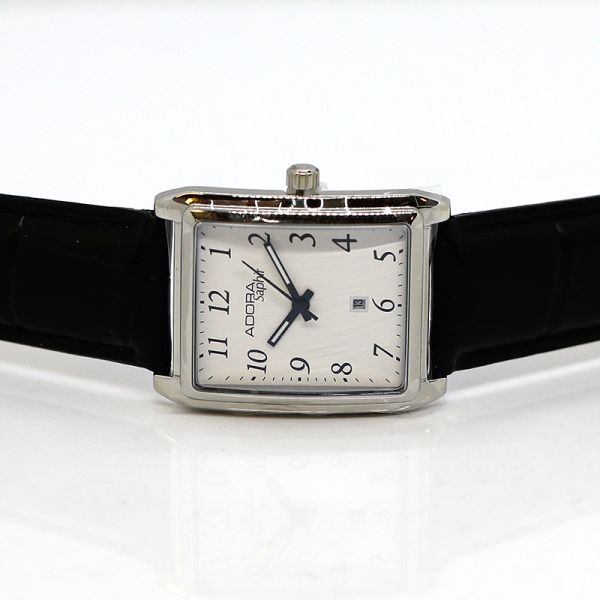 Adora Saphir Armbanduhr Edelstahl AS4723 NEU