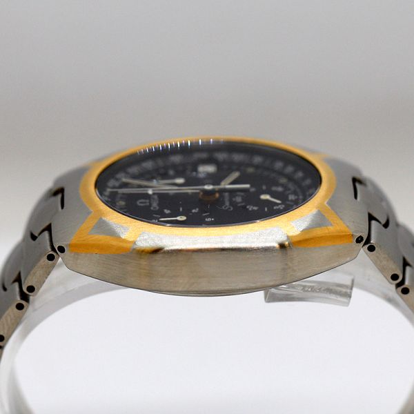 Omega Seamaster Polaris Chrono Edelstahl 18Kt Gold Quarz Ref. 25905000 (23111)