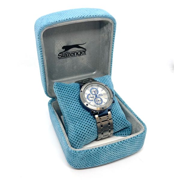 Slazenger Herren Armbanduhr Quarz IP Gun SL0909562j Multifunktion neuwertiger Zustand (37205)
