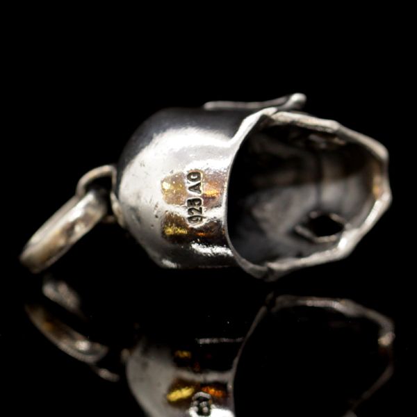 Anhänger "SMALL STAR SKULL" 925er Silber 17,5 x 20 x 34 mm NEU