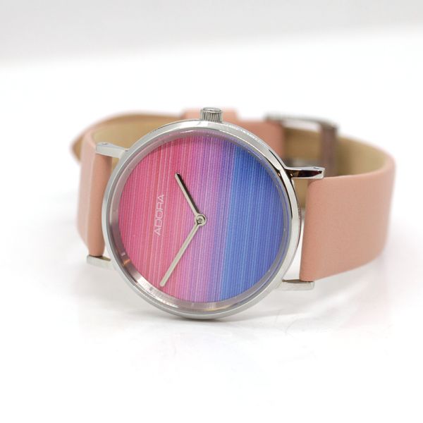 Adora Damen Armbanduhr Edelstahl Farbverlauf im Zifferblatt (AT5557)