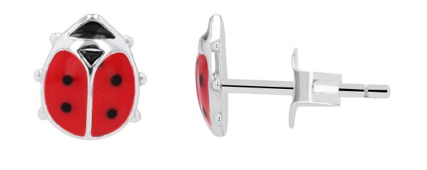 Ohrstecker "Milagros" Marienkäfer 925er Silber rhodiniert 5300469-001 NEU