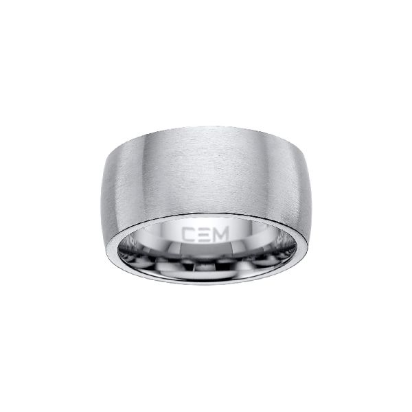 Ring Edelstahl 10 mm mattiert ST5-509/58 Ringgröße 58 NEU