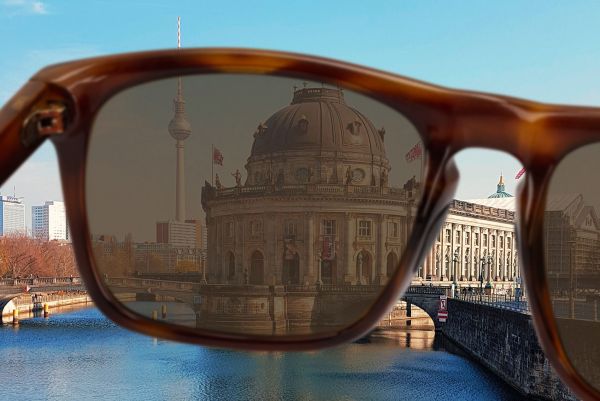 Lilienthal Berlin Sonnenbrille Tempelhofer Black Matte Tortoise Brown S02-G02M-03Z NEU