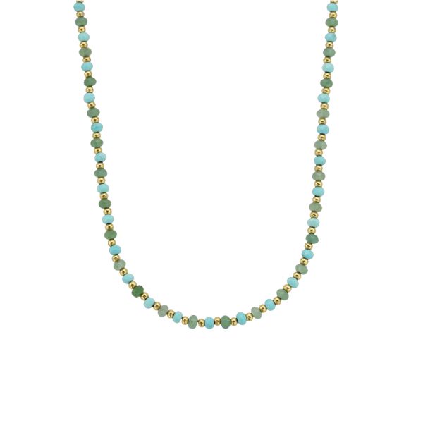 Rebel & Rose Halskette "Blue Green Adventure" 42 cm RR-NL046-G-42 NEU