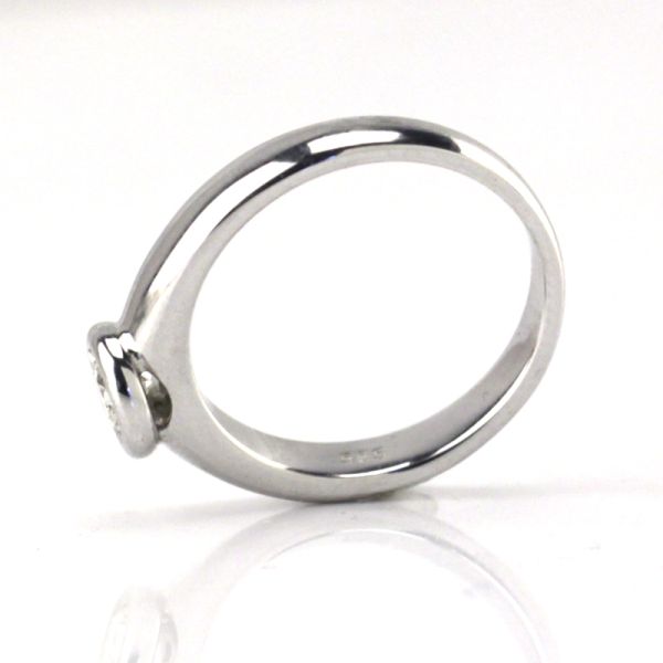 Solitär Brillant Ring 585er Weißgold 0,25 Ct Diamant im Brillantschliff GR 53,5 NEU (6679)