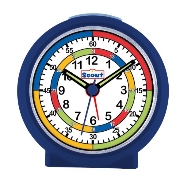SCOUT Kinder Wecker "Serie: LearnTheTime" Quarz 280001010 NEU