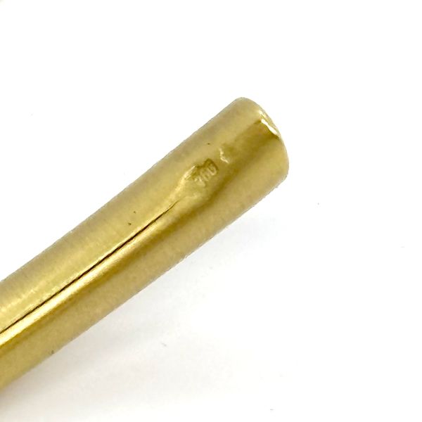 Diamant Armreif Armspange Goldschmiedearbeit 750er Gelbgold ca. 0,20 Ct Brillant (33527)