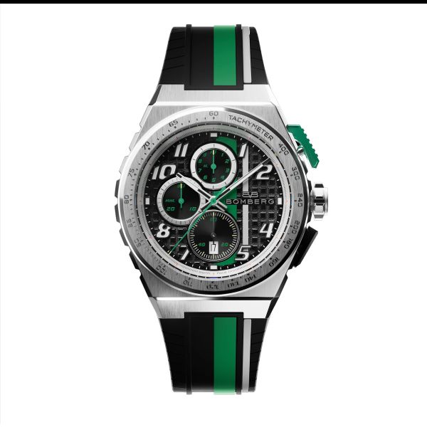 BOMBERG APEX GB Edelstahl Quarz Chronograph NT42CHSP.01-2.12 NEU