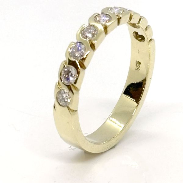 Diamant Ring Habmemoire 585er Gelbgold GR 68 ca. 1,44 Ct Diamanten im Brillantschliff (25759)