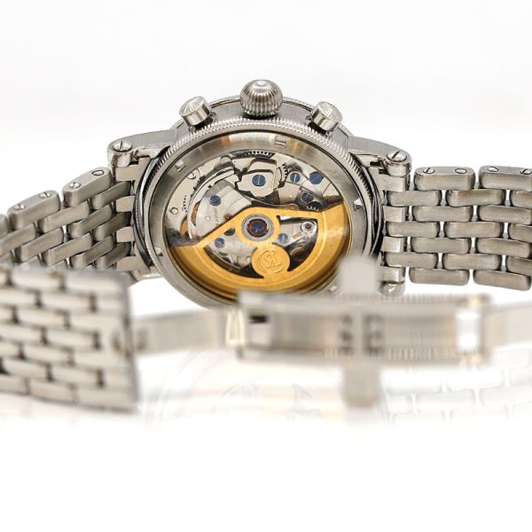 Chronoswiss LUNAR Edelstahl Chronograph Ref. CH7523C Full Set (24738)