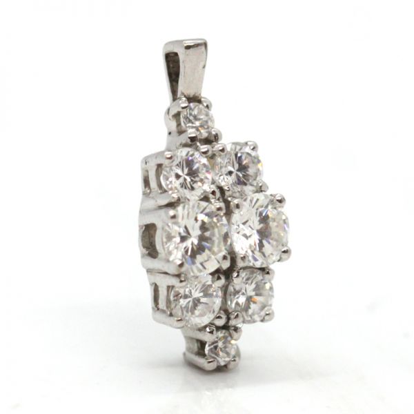Anhänger 333er Weißgold Kubic Zirkonia (996)