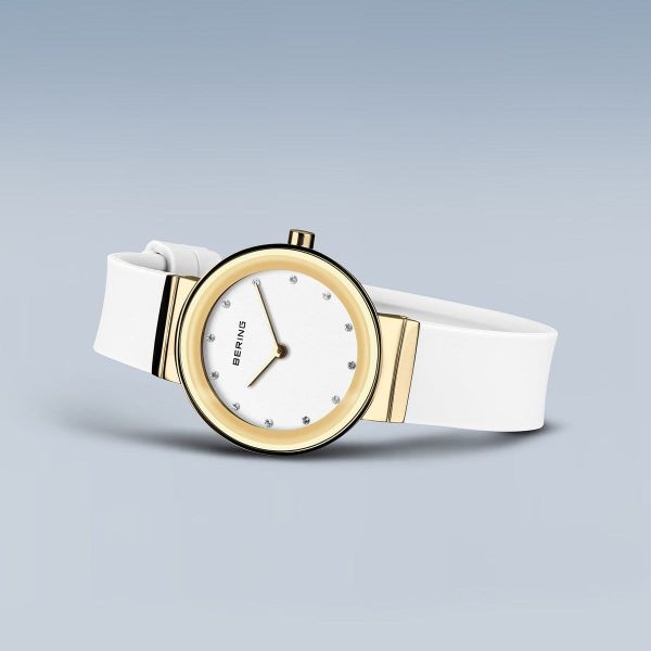 BERING Damen Armbanduhr Classic gold glänzend 10129-934 NEU