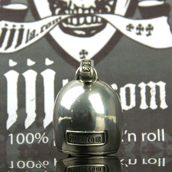 JJJ LA Anhänger "BIG BIKER SKULL BLACK" 925er Silber kombiniert mit Bronze Damen Herren