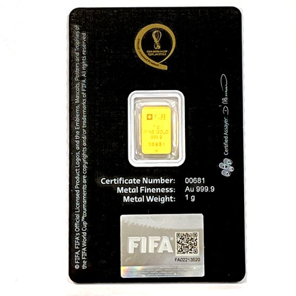 1 Gramm Barren Feingold 999,99 er FIFA WORLD CUP 2022 NO. 00681 (24165)