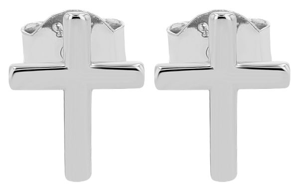Ohrstecker "Hiba" Kreuz Ohrstecker 925er Silber rhodiniert 5300438-002 NEU