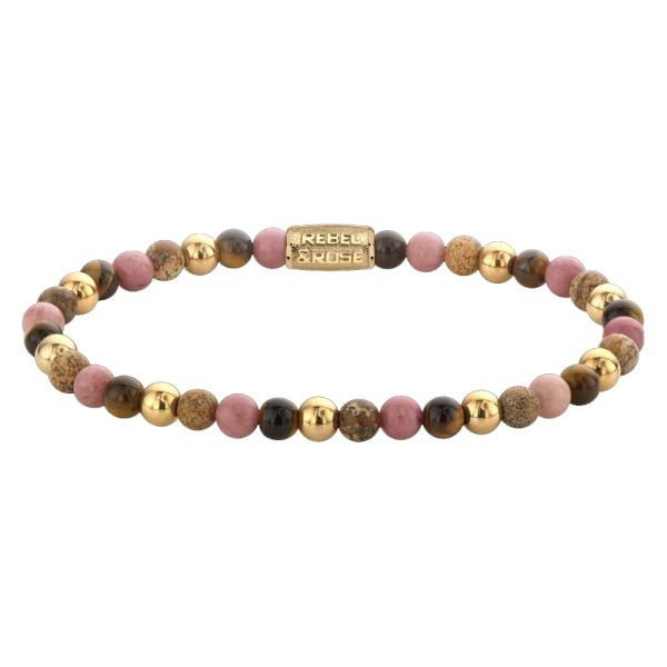 Rebel & Rose Armband "Winter Glow" 4 mm RR-40101-G-S 16,5 cm NEU