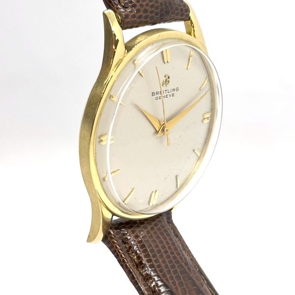 Breitling Vintage 1911 Handaufzug 750er Gelbgold Full Set aus 1969 (27597)