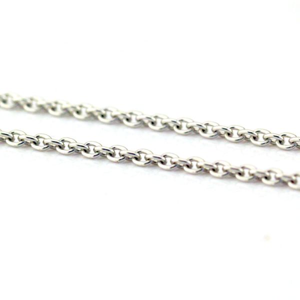 Halskette Ankerkette 925er Sterling Silber rhodiniert 55 cm / 2 mm Breit NEU