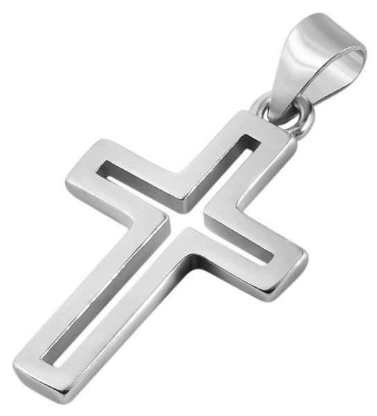 Anhänger Kreuz "Masih" 925er Silber rhodiniert 5310101-001 NEU