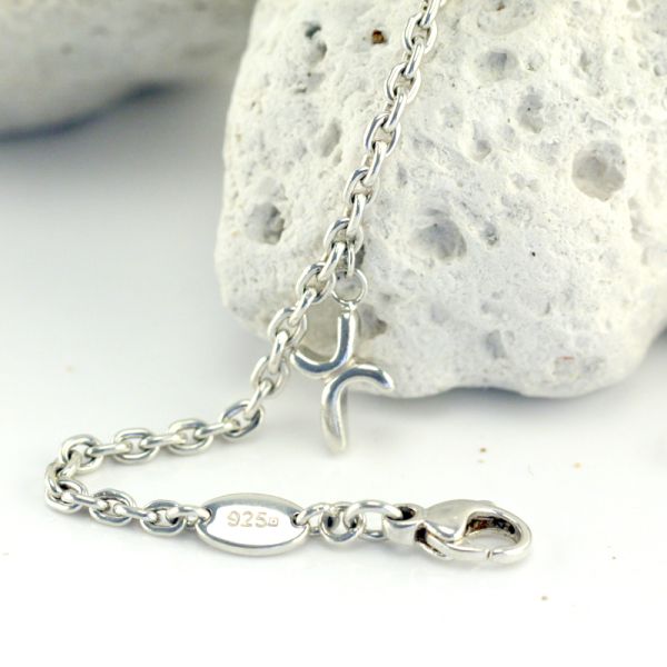 FOSSIL Silber Damen Armband 925er Sterling Silber Phantasiemuster (134)