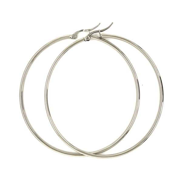 Creolen Schaniercreolen Edelstahl Ø 70 mm ST-00232O NEU