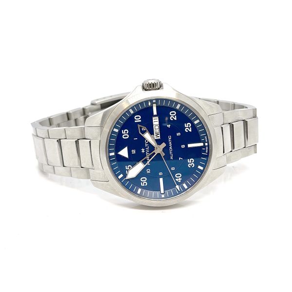 Hamilton Khaki Aviation Pilot Armbanduhr Day Date Automatik H64635140 (36518)