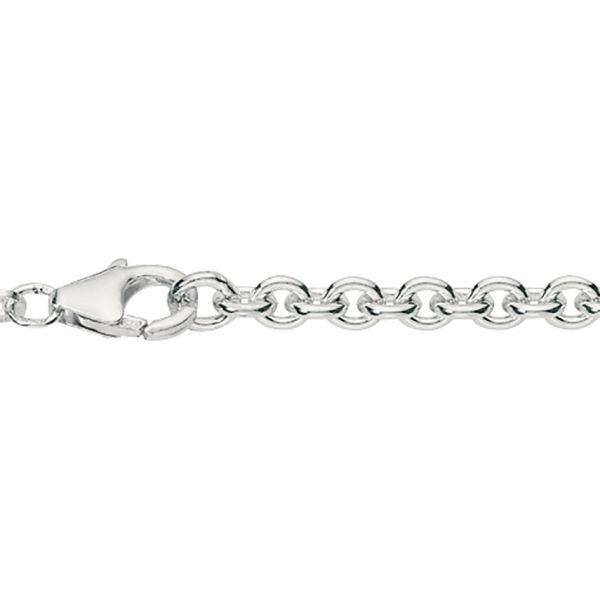 Runkankerkette 925er Silber rhodiniert 70 cm 2,3 mm BRA960/70 NEU