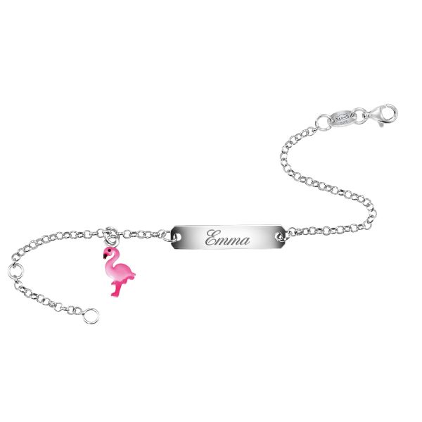 SCOUT Armband Gravurarmband "FLAMINGO" 925er Sterlingsilber 260000004 NEU