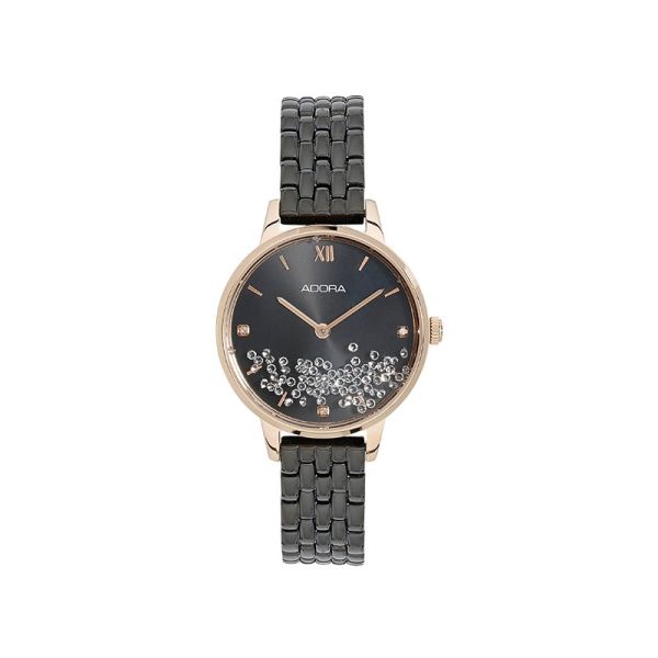 ADORA Trends Armbanduhr IP Rosé / Black AT5470 NEU
