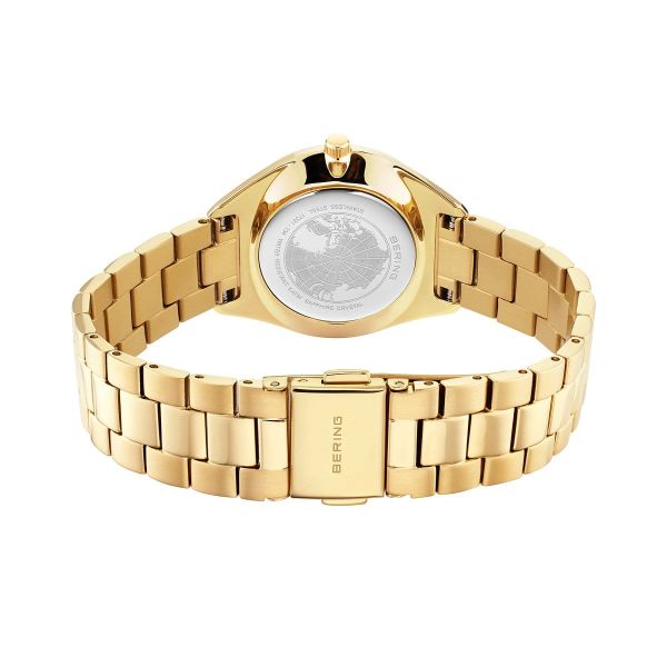 BERING Damen Armbanduhr Solar gold glänzend 17331-734 NEU