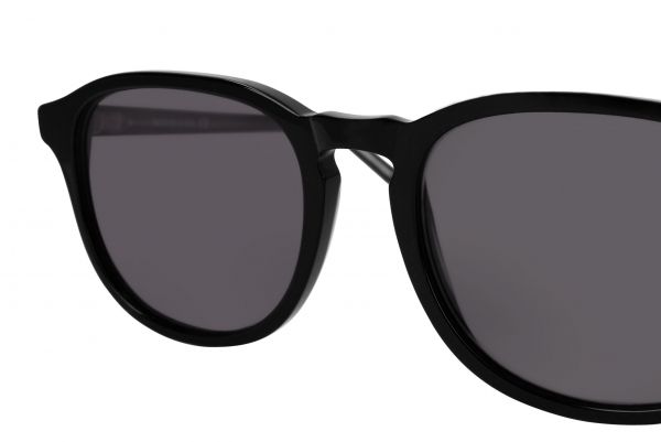 Lilienthal Berlin Sonnenbrille Schönhauser Black Glossy Gray S03-A03S-02Z NEU