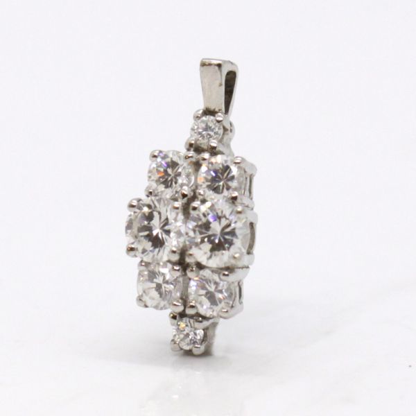 Anhänger 333er Weißgold Kubic Zirkonia (996)