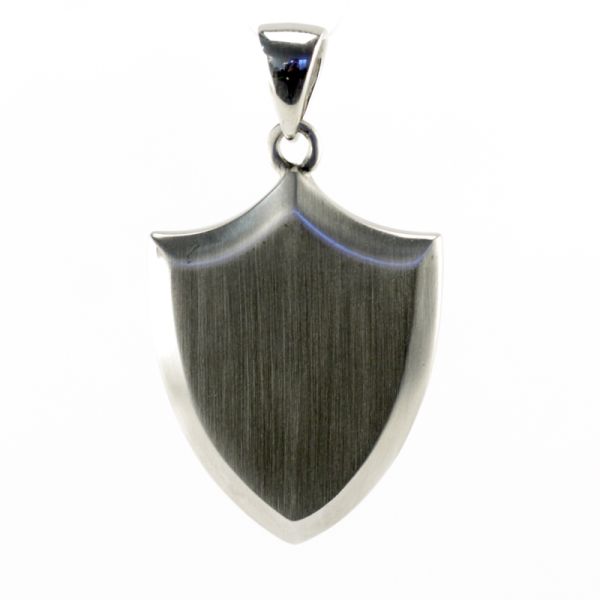 Anhänger Wappen Edelstahl 316L 30 x 42 mm NEU (6172)