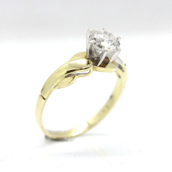 Solitär Diamant Ring 585er Gelbgold ca. 1,00 Ct Diamant im Brillantschliff Pi3 GR 56 (10840)