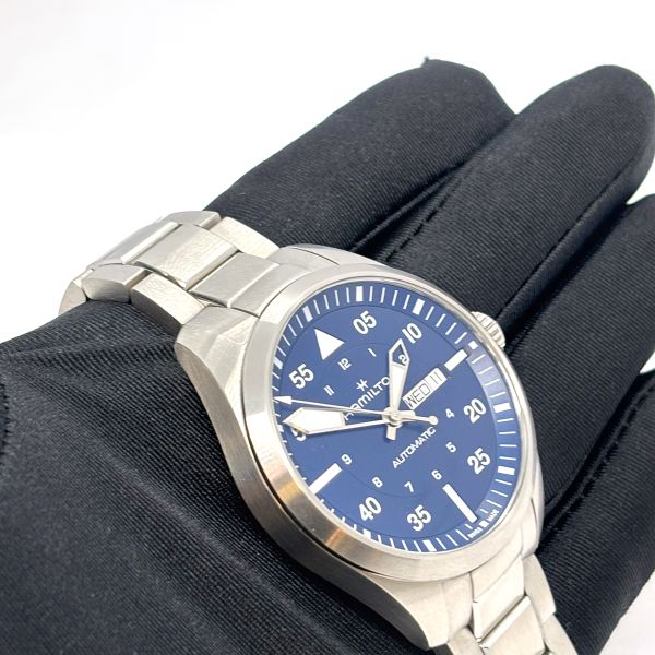 Hamilton Khaki Aviation Pilot Armbanduhr Day Date Automatik H64635140 (36518)