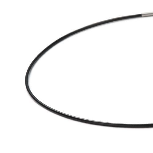 monomania Basic Collier Silikon schwarz 50 cm Ø 1,5 mm NEU