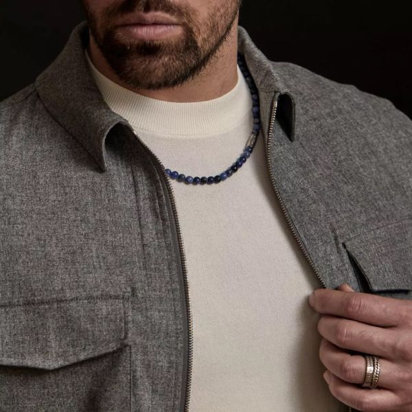 Rebel & Rose Halskette "Midnight Blue" 55 cm RR-NL038-S-55 NEU