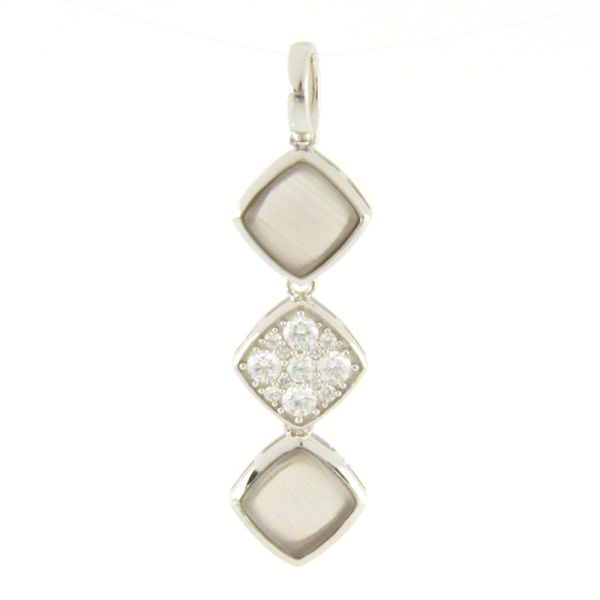 GOOIX Anhänger 925er Silber Zirkonia Schmuckstein UVP.: 89,-