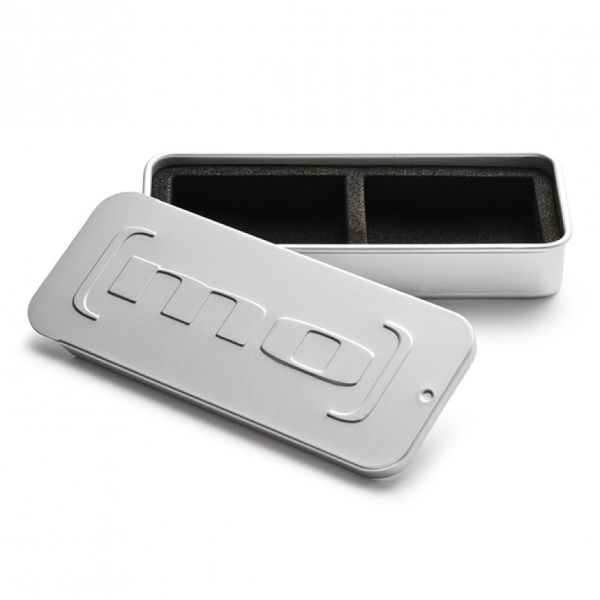 monomania Ohrstecker Edelstahl & Gold 750/ 18K 6 mm Durchmesser