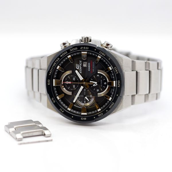 EDIFICE Casio 5273 Chronograph Datum Solar Edelstahl (19188)