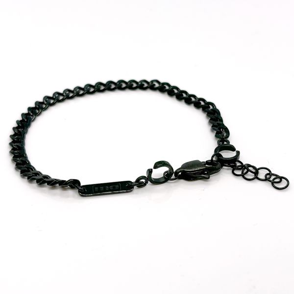 monomania Armband Panzer Edelstahl PVD black 43304S-S 18,5-21cm NEU