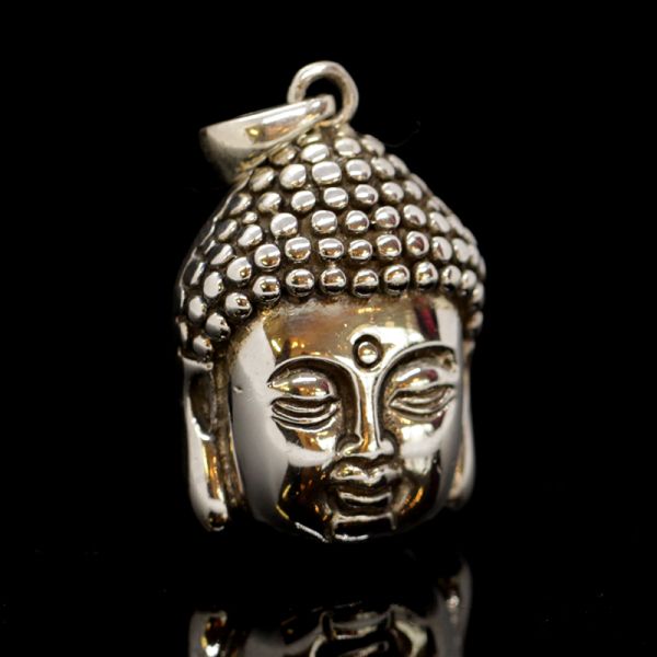 Anhänger "BUDDHA" 925er Silber 22 x 40 mm NEU