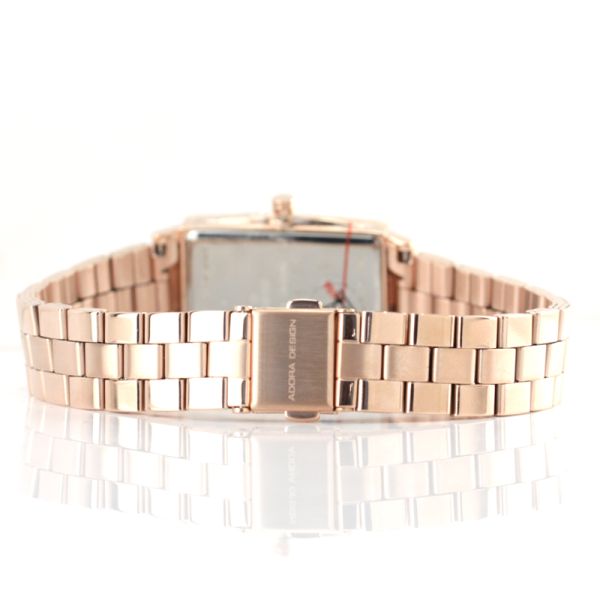 Adora Design Armbanduhr Edelstahl IP Roségold AD8398 3 Bar NEU