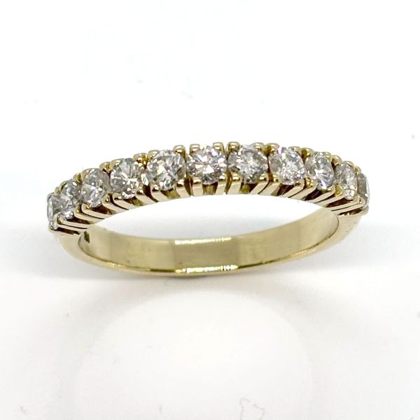 Diamant Ring Habmemoire 750er Gelbgold GR 57 ca. 0,77 Ct Diamanten im Brillantschliff (26128)