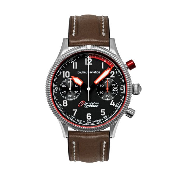 Bauhhaus Aviation "Eurofighter Typhoon" Herren Armbanduhr Quarz Ref.: 2576-2 NEU